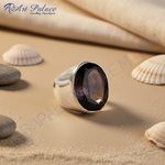 Load image into Gallery viewer, 925 Silver Smoky Quartz Ring for Women | Gemstone Jewelry
