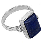 Load image into Gallery viewer, 925 Silver Lapis Lazuli Ring for Women | Gemstone Jewelry
