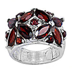 Load image into Gallery viewer, Garnet Gemstone Ring in Sterling Silver | Women's Jewelry Gift
