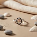 Load image into Gallery viewer, 925 Silver Rose Quartz Ring for Women | Gift Jewelry

