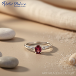 Load image into Gallery viewer, 925 Silver Ruby Ring for Women | Gemstone Jewelry Gift
