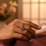 Load image into Gallery viewer, 925 Silver Heart Dangle Ring for Women | Gift Jewelry
