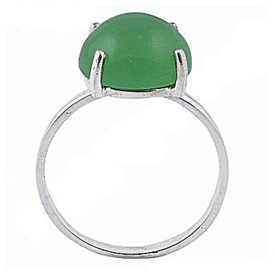 925 silver green gemstone ring for women | gift jewelry