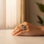 Load image into Gallery viewer, 925 Silver Garnet Ring for Women | Elegant Gemstone Jewelry
