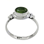 Load image into Gallery viewer, 925 Silver Peridot Ring for Women | Gemstone Jewelry
