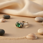 Load image into Gallery viewer, 925 Silver Emerald Ring for Women | Gemstone Jewelry
