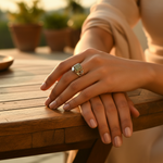 Load image into Gallery viewer, 925 Silver Square Stone Ring for Women | Sterling Silver Jewelry
