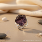 Load image into Gallery viewer, 925 Silver Purple Gemstone Ring for Women | Statement Jewelry
