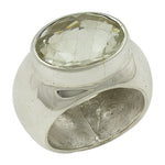 Load image into Gallery viewer, 925 Silver Green Amethyst Ring for Women | Gemstone Jewelry
