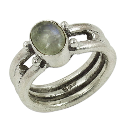 925 Sterling Silver Moonstone Ring for Women | Gift Jewelry