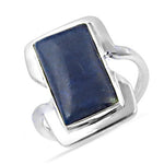 Load image into Gallery viewer, 925 Silver Lapis Lazuli Ring for Women | Gemstone Jewelry
