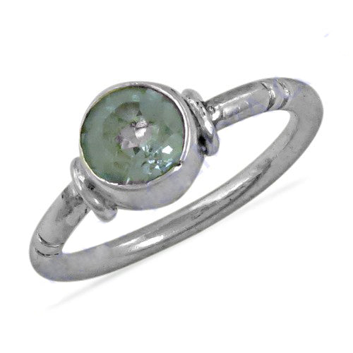 925 Sterling Silver Green Gemstone Ring for Women | Gift Jewelry