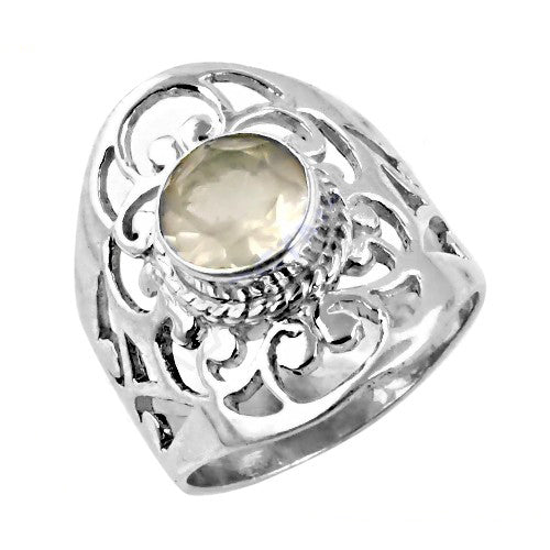 925 Silver Citrine Gemstone Ring for Women | Statement Jewelry