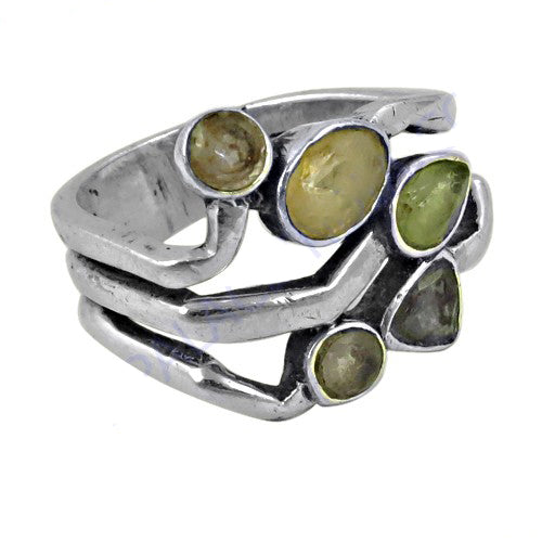 925 Silver Gemstone Ring for Women | Statement Ring Gift