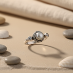Load image into Gallery viewer, 925 Sterling Silver Pearl &amp; Gemstone Ring for Women | Gift Jewelry
