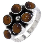 Load image into Gallery viewer, 925 Silver Tiger Eye Ring | Women's Gemstone Jewelry Gift
