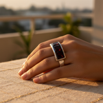 Load image into Gallery viewer, 925 Silver Garnet Ring for Women | Gemstone Jewelry Gift
