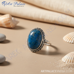 Load image into Gallery viewer, 925 Silver Blue Gemstone Ring for Women | Statement Jewelry
