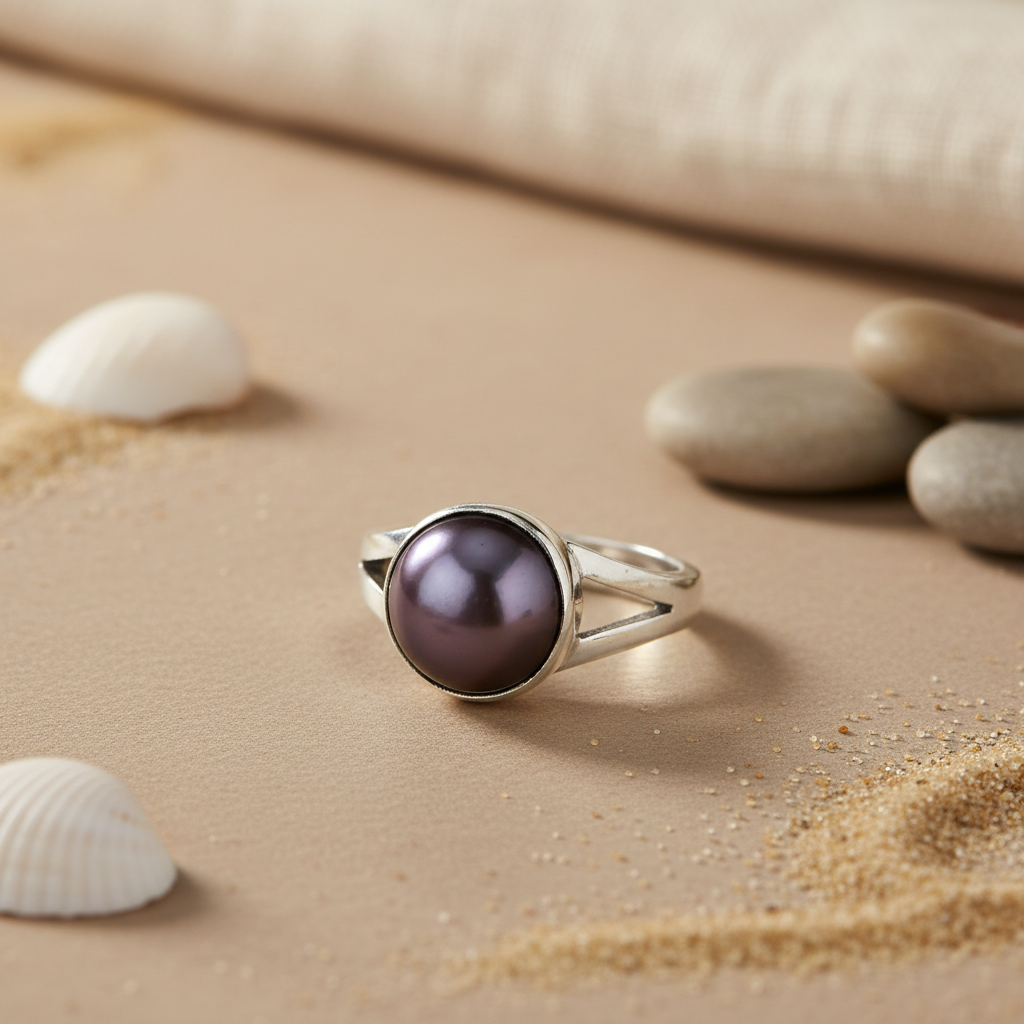 925 Silver Pearl Ring for Women | Gift Jewelry