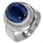 Load image into Gallery viewer, 925 Silver Blue Sapphire Ring for Women | Gemstone Jewelry
