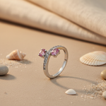 Load image into Gallery viewer, 925 Silver Pink Gemstone Ring for Women | Fine Jewelry
