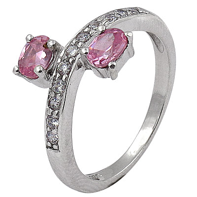 925 Silver Pink Gemstone Ring for Women | Fine Jewelry