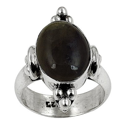 925 Silver Oval Stone Ring for Women | Statement Jewelry