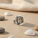 Load image into Gallery viewer, 925 Sterling Silver Citrine Ring | Statement Ring for Women
