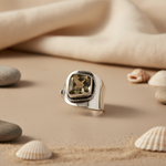 Load image into Gallery viewer, 925 Sterling Silver Citrine Ring | Statement Ring for Women
