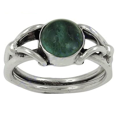 925 Sterling Silver Green Stone Ring for Women | Gift