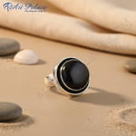 Load image into Gallery viewer, 925 Silver Onyx Stone Ring for Women | Statement Jewelry
