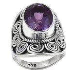 Load image into Gallery viewer, 925 Sterling Silver Amethyst Ring for Women | Gift Jewelry
