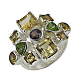 Load image into Gallery viewer, 925 Silver Gemstone Cocktail Ring | Women's Fashion Jewelry
