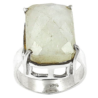 925 Silver Moonstone Ring for Women | Statement Jewelry