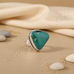 Load image into Gallery viewer, 925 Silver Turquoise Gemstone Ring for Women | Gift Jewelry
