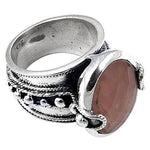 Load image into Gallery viewer, 925 Silver Rose Quartz Ring for Women | Gemstone Jewelry
