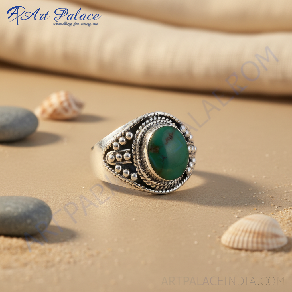 925 Silver Turquoise Ring for Women | Gemstone Jewelry