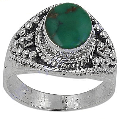 925 Silver Turquoise Ring for Women | Gemstone Jewelry