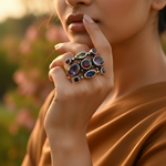 Load image into Gallery viewer, 925 Sterling Silver Gemstone Ring for Women | Statement Jewelry
