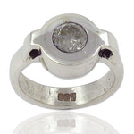 Load image into Gallery viewer, 925 Silver Round Diamond Ring for Women | Gift
