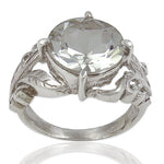 Load image into Gallery viewer, Silver Clear Stone Ring for Women | Statement Jewelry Gift
