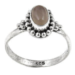 Load image into Gallery viewer, 925 Silver Oval Stone Ring for Women | Daily Wear Jewelry
