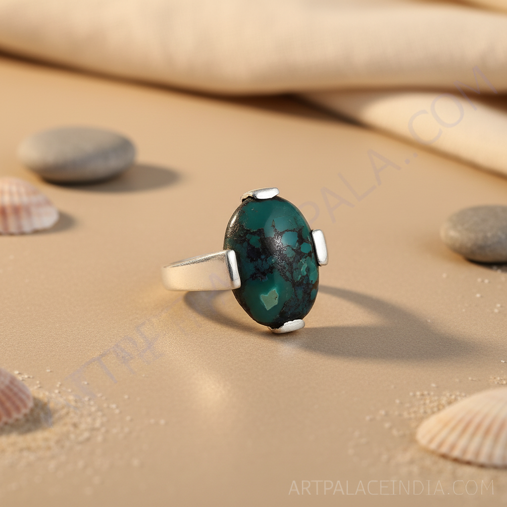 925 Silver Turquoise Ring for Women | Gemstone Jewelry
