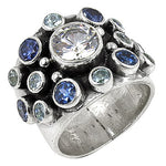 Load image into Gallery viewer, 925 Silver Gemstone Cocktail Ring for Women | Statement Jewelry
