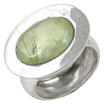 Load image into Gallery viewer, 925 Silver Prehnite Gemstone Ring for Women | Statement Jewelry
