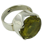 Load image into Gallery viewer, 925 Silver Peridot Ring for Women | Gemstone Jewelry Gift
