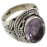 Load image into Gallery viewer, 925 Sterling Silver Amethyst Ring for Women | Gemstone Jewelry
