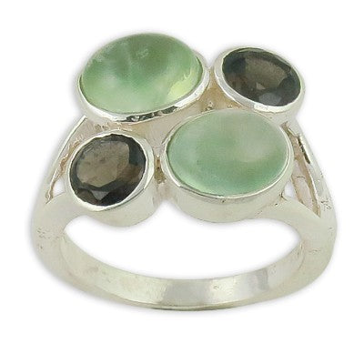 925 Silver Multi-Gemstone Ring for Women | Statement Jewelry