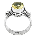 Load image into Gallery viewer, 925 Silver Citrine Ring for Women | Gemstone Jewelry Gift
