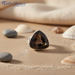 Load image into Gallery viewer, 925 Silver Smoky Quartz Ring | Trillion Cut Gemstone Jewelry
